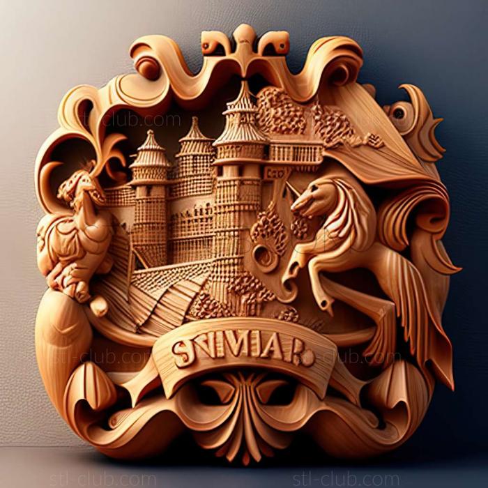 3D model Spain  Kingdom of Spain (STL)